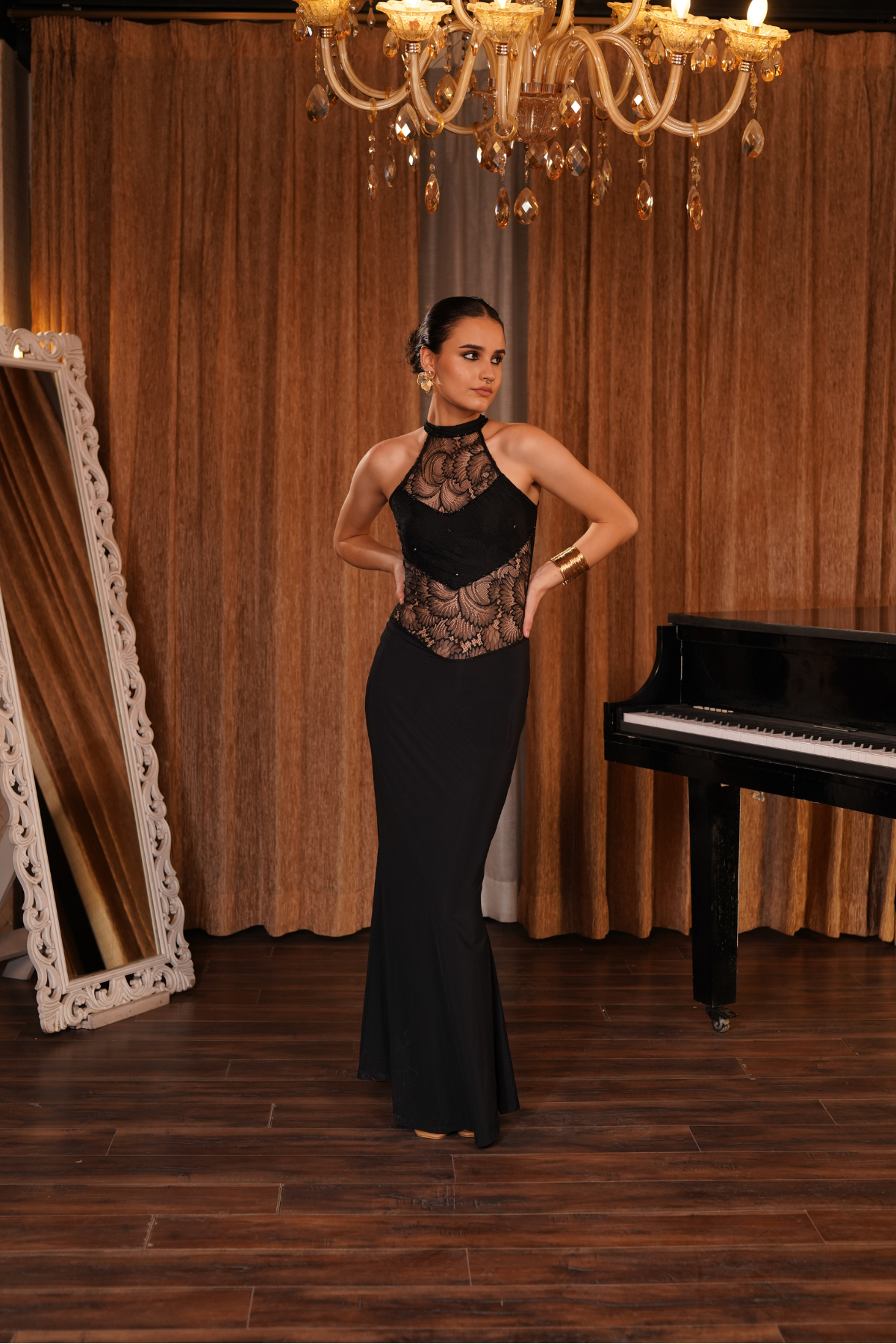 Lace Bodice Gown