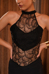 Lace Bodice Gown