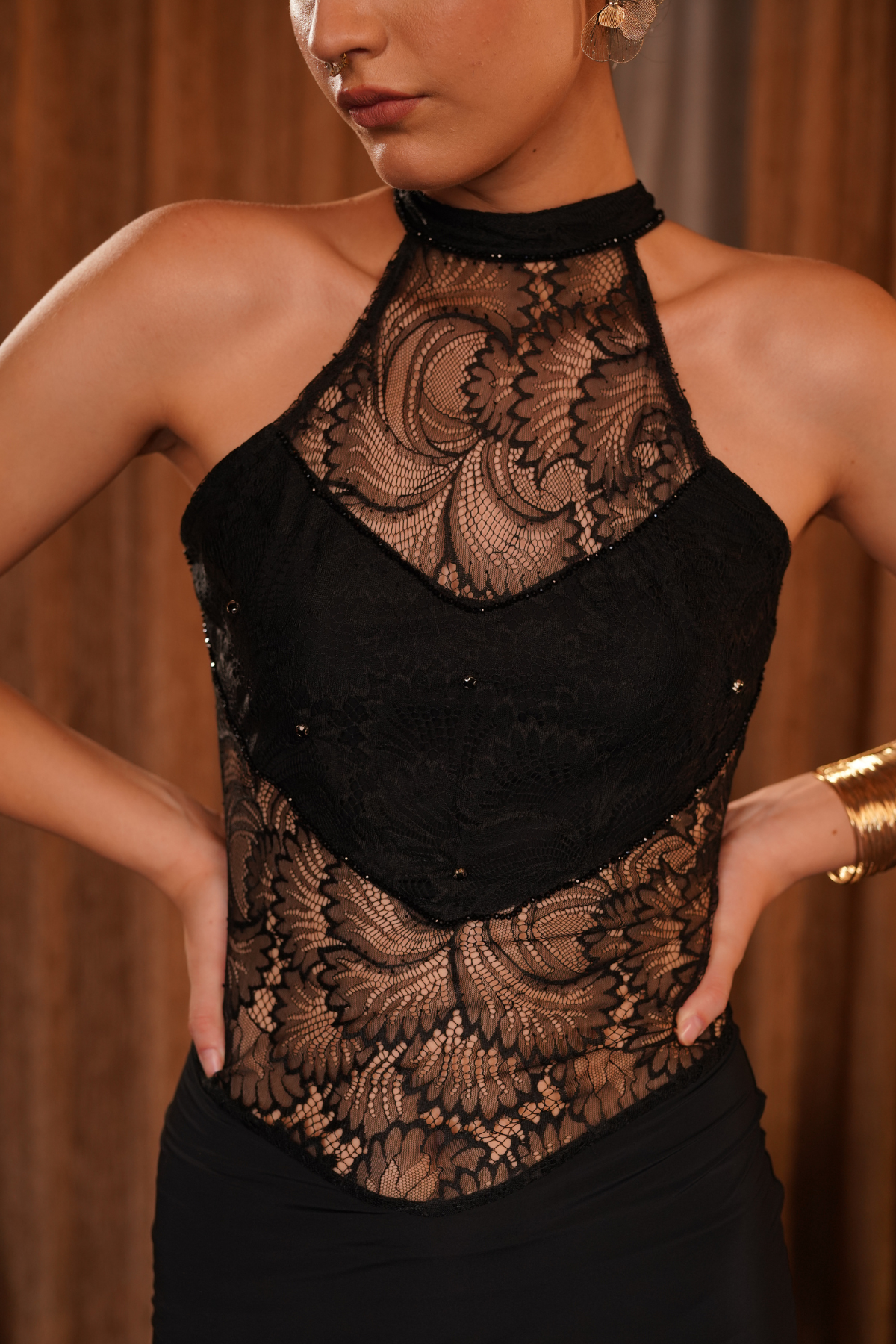 Lace Bodice Gown