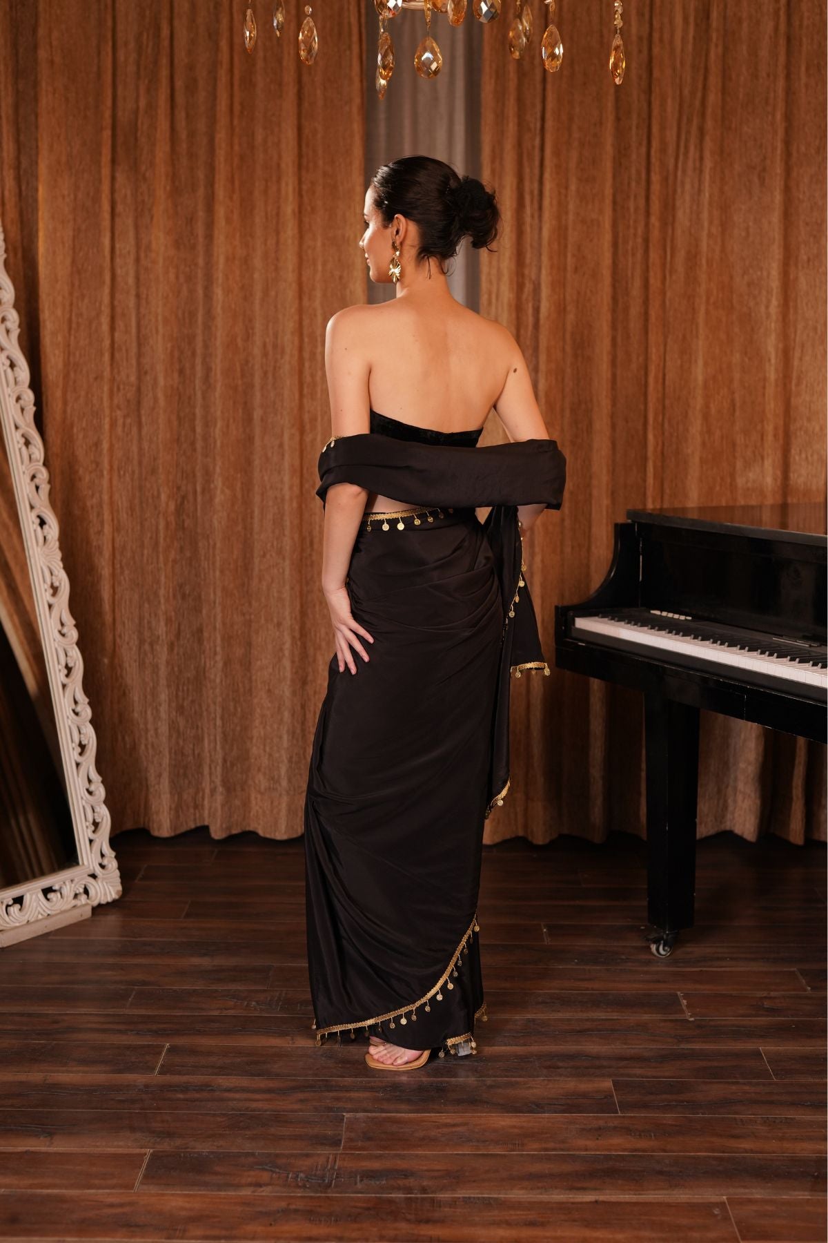 Strapless Corset Saree
