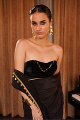 Strapless Corset Saree